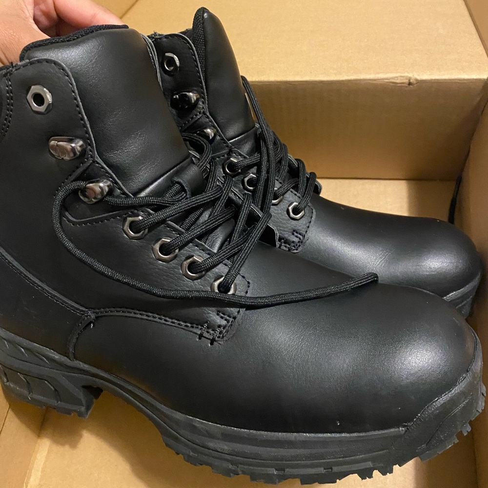 WORK BLACK BOOTS